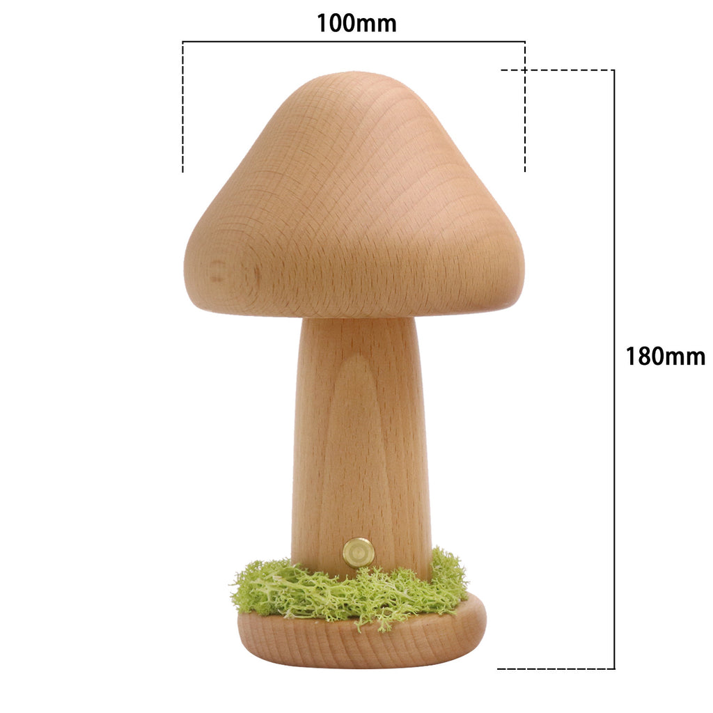 Twist Head Mushroom Small Night Lamp Warm Light Touch  Home Decor