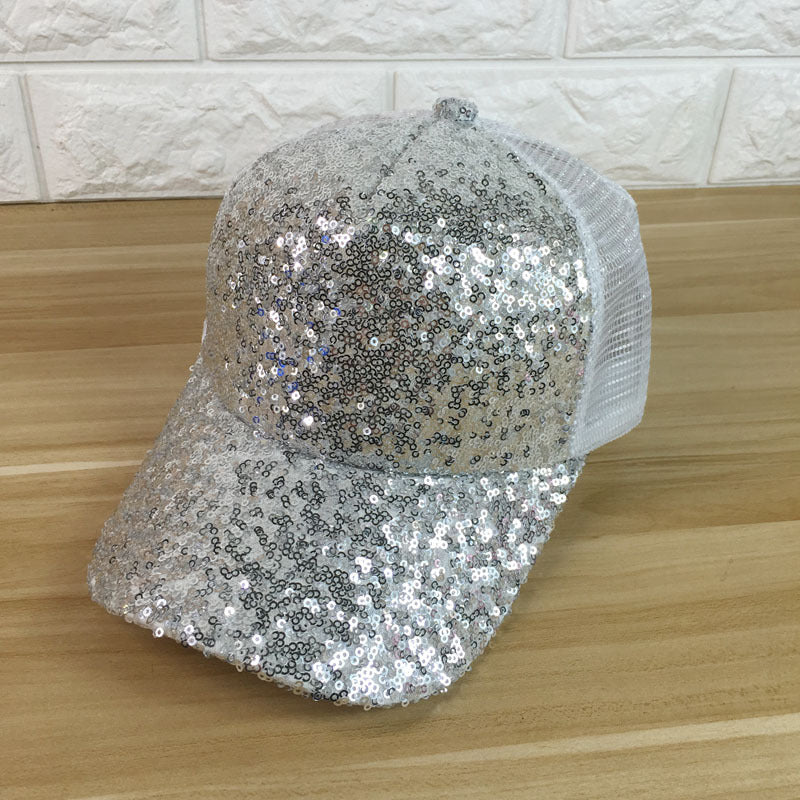 Women's Summer Sunshade Sequined Baseball Cap