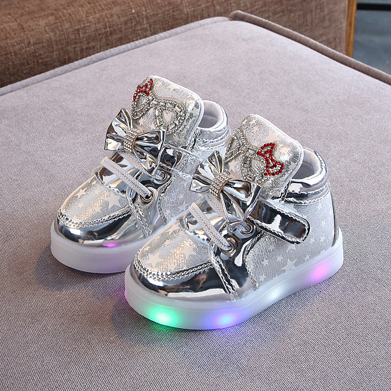 Children's star sequins shoes