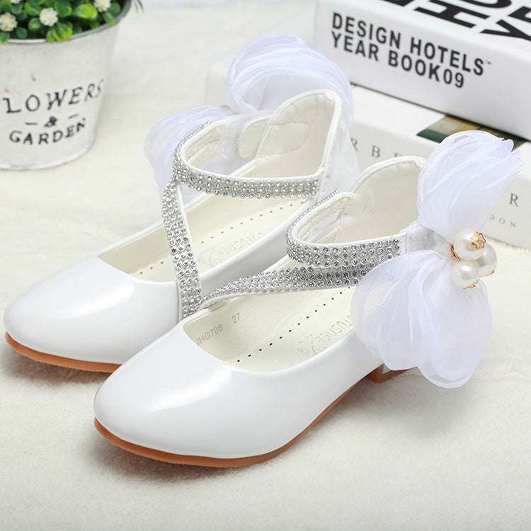 Little High-heeled Big Kids Princess Shoes