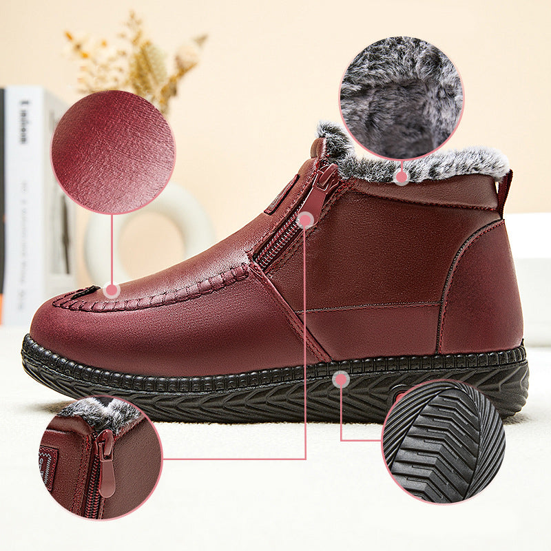 Plush Ankle Boots Winter Warm Shoes