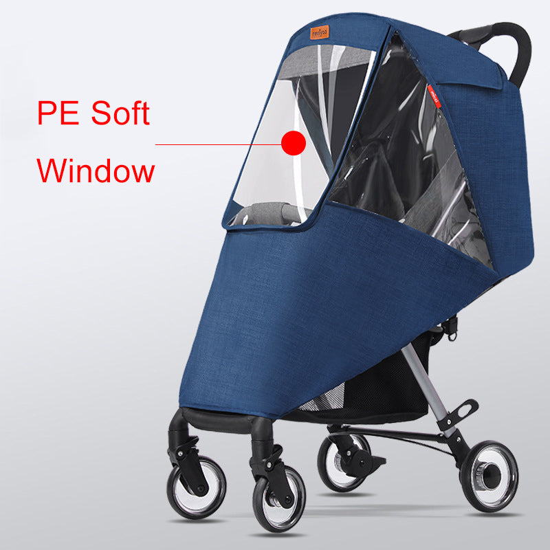 Stroller rain cover baby carriage wind cover umbrella car