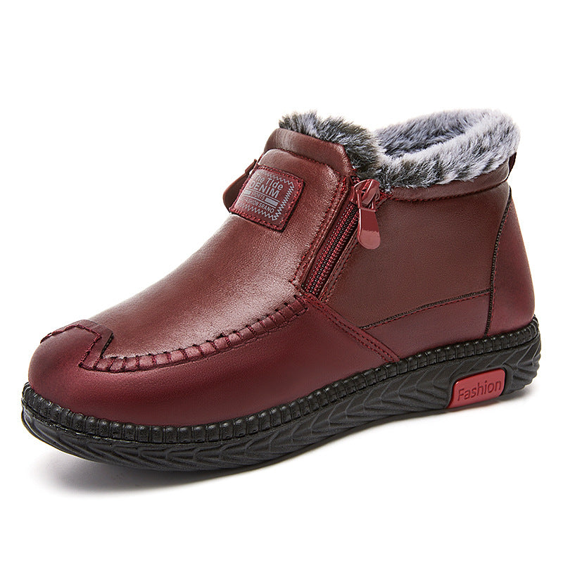 Plush Ankle Boots Winter Warm Shoes