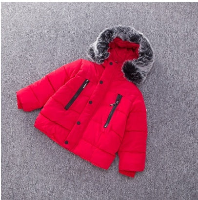 Children's thick cotton jacket