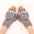 Wool Fingerless Gloves Women's Warm Fashionable Knitted Half Finger Oversleeves