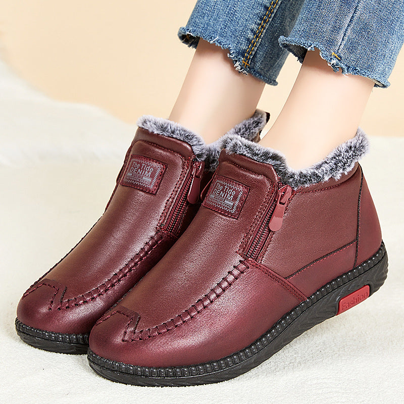 Plush Ankle Boots Winter Warm Shoes