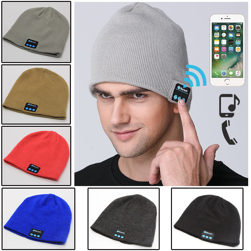 Outdoor Wireless Headset Knitted Hat Multifunctional Music Hat