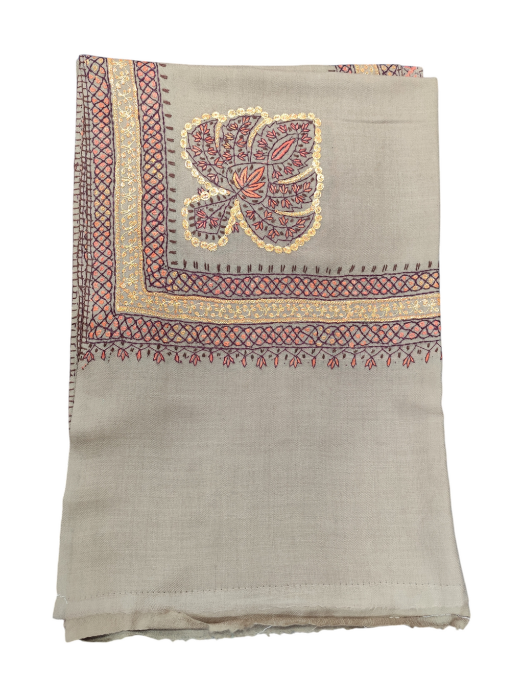 KASHMIRI SOZNI TELI WORK SHAWL