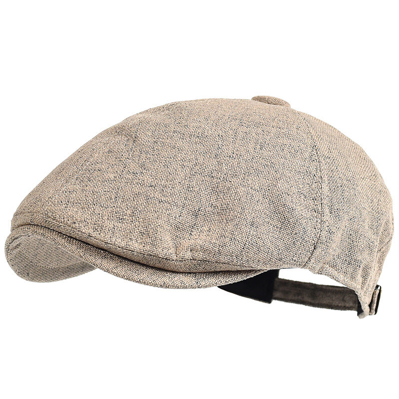 Breathable Cotton And Linen Beret Girl