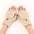 Wool Fingerless Gloves Women's Warm Fashionable Knitted Half Finger Oversleeves