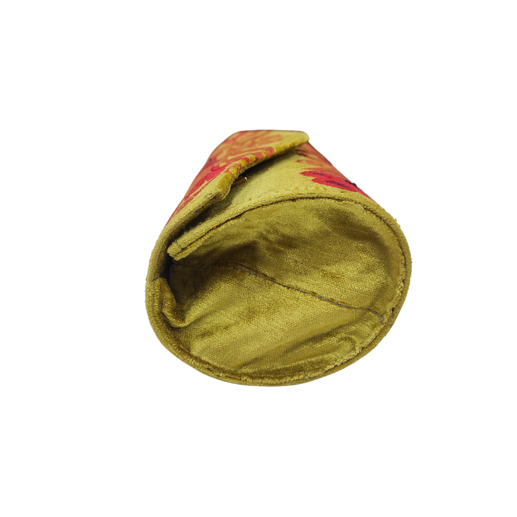 Kashmiri Aari Work Cylindrical Pouch