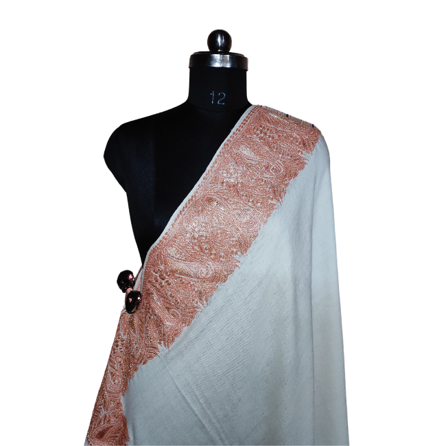 Kashmiri Teli Work Shawl