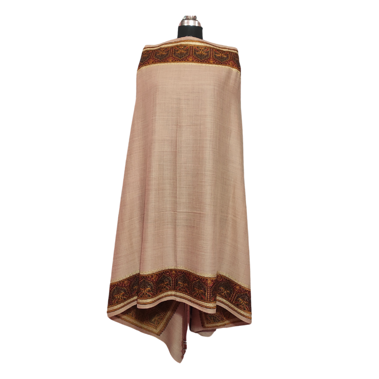 Kashmiri Zari+Sozni Doordar Shawl