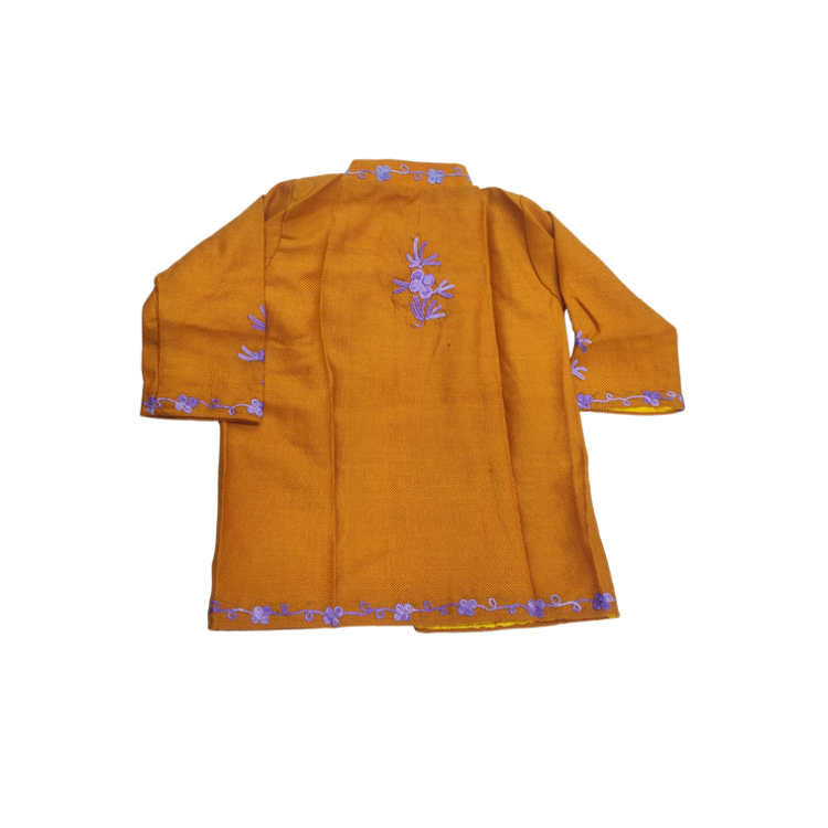 Kashmiri Kids Coat With Aari Work