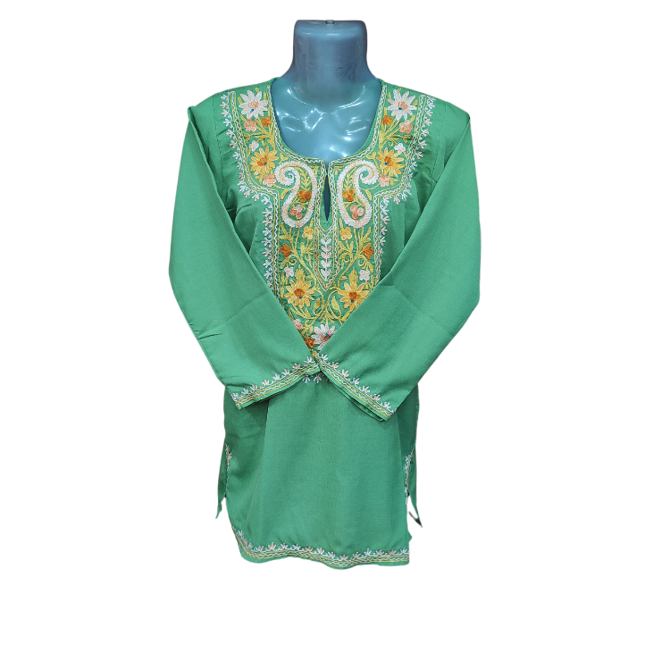 Kashmiri Short Kurti With Ari Work